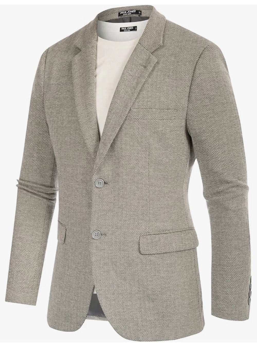 PJ PAUL JONES Men's Casual Knit Sport Coat Lightweight Blazer Jacket